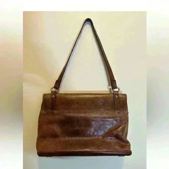 Genuine Brown Leather Purse/Handbag Made In Brazil - Picture 2 of 8